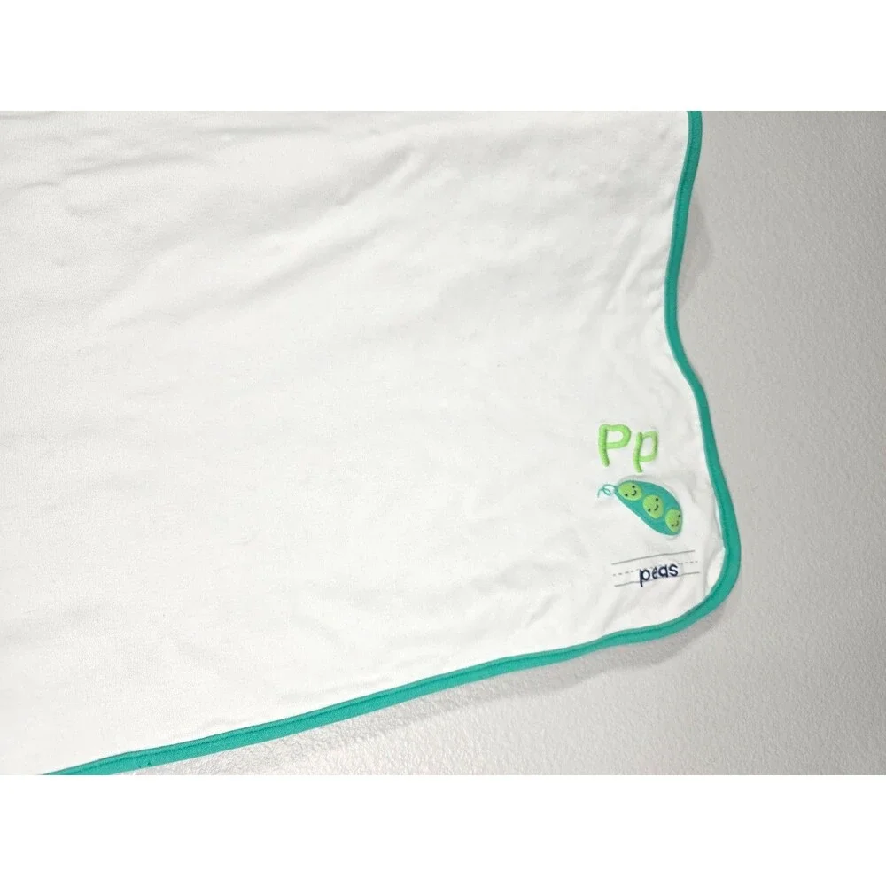 Gymboree Alphabet Blanket Pea Pod Baby Security Lovey Receiving Blanket 2016